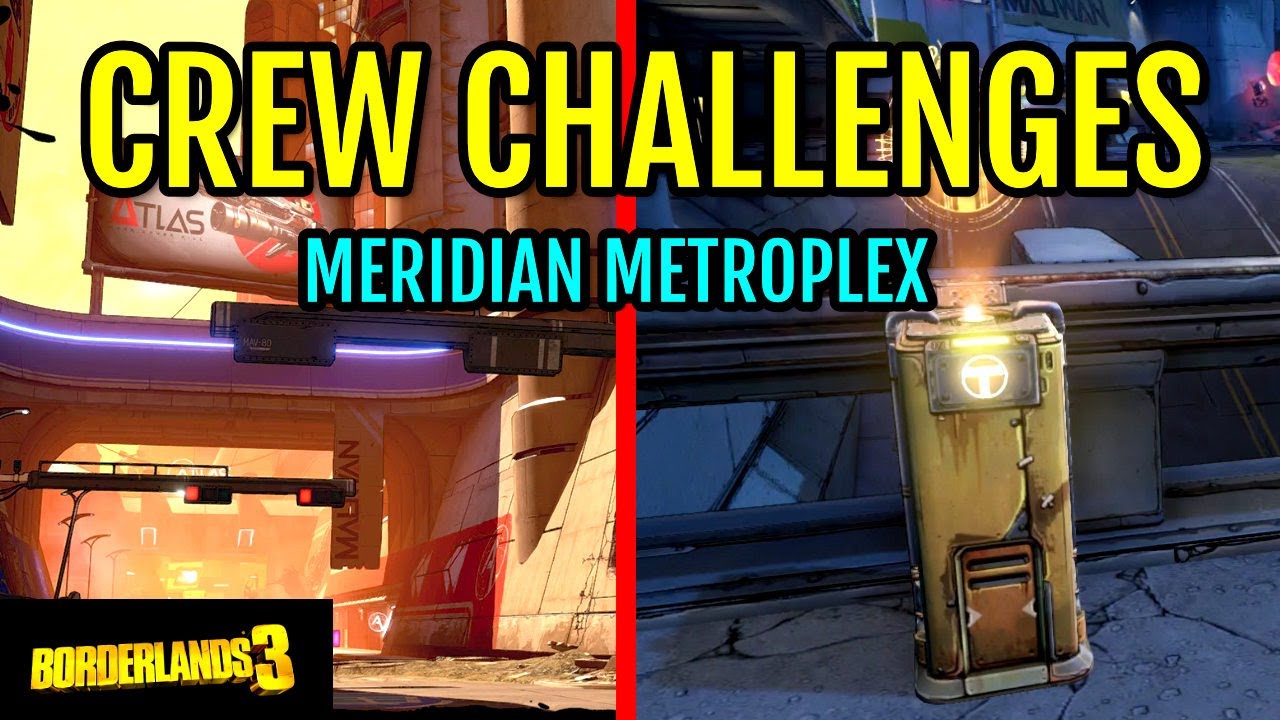 ALL Crew Challenge Locations: Meridian Metroplex (Promethea) | Borderlands 3