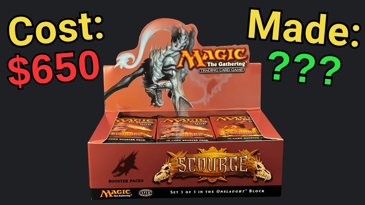 Opening a Scourge Booster Box from 2003