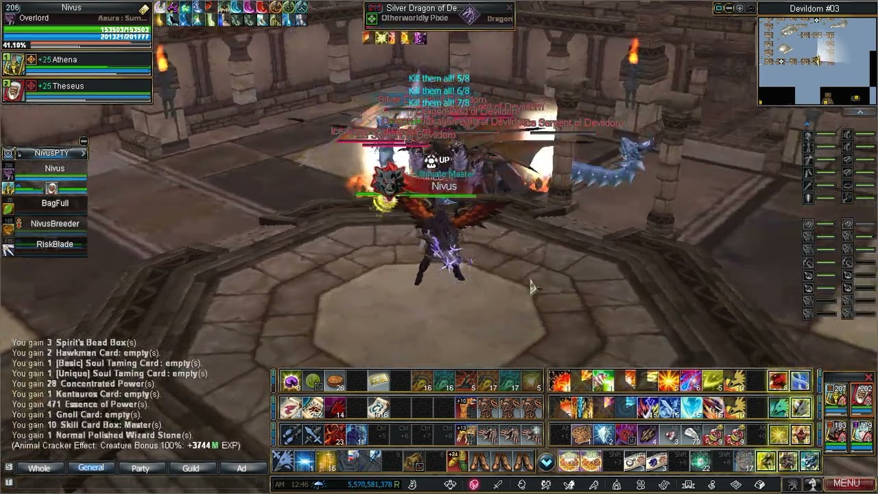 Rappelz - Overlord Devildoom s6 (my fast run)