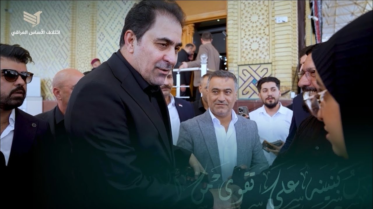 في زيارته للنجف الأشرف محسن المندلاوي يتشّرف بزيارة حرم أمير المؤمنين... 
