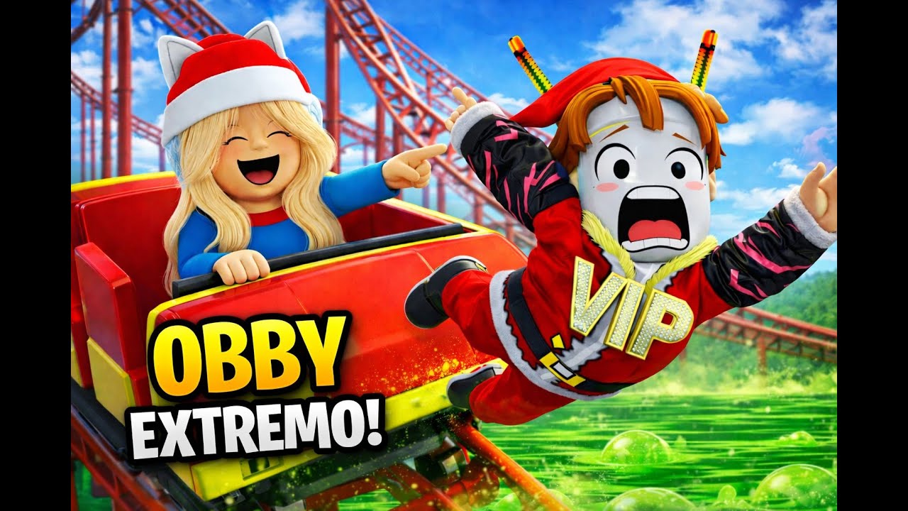 EL suelo es ÁCIDO!  🫠🚫☢️❎ y probamos el Obby del carrito más alto de todos los tiempos con Fío