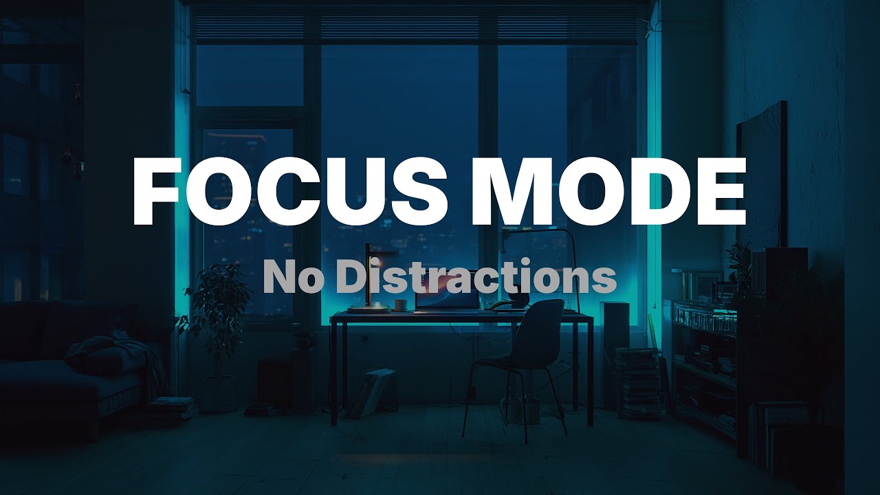 No Distractions Coding Music | Minimal Synthwave Focus Mode (1 Hour)