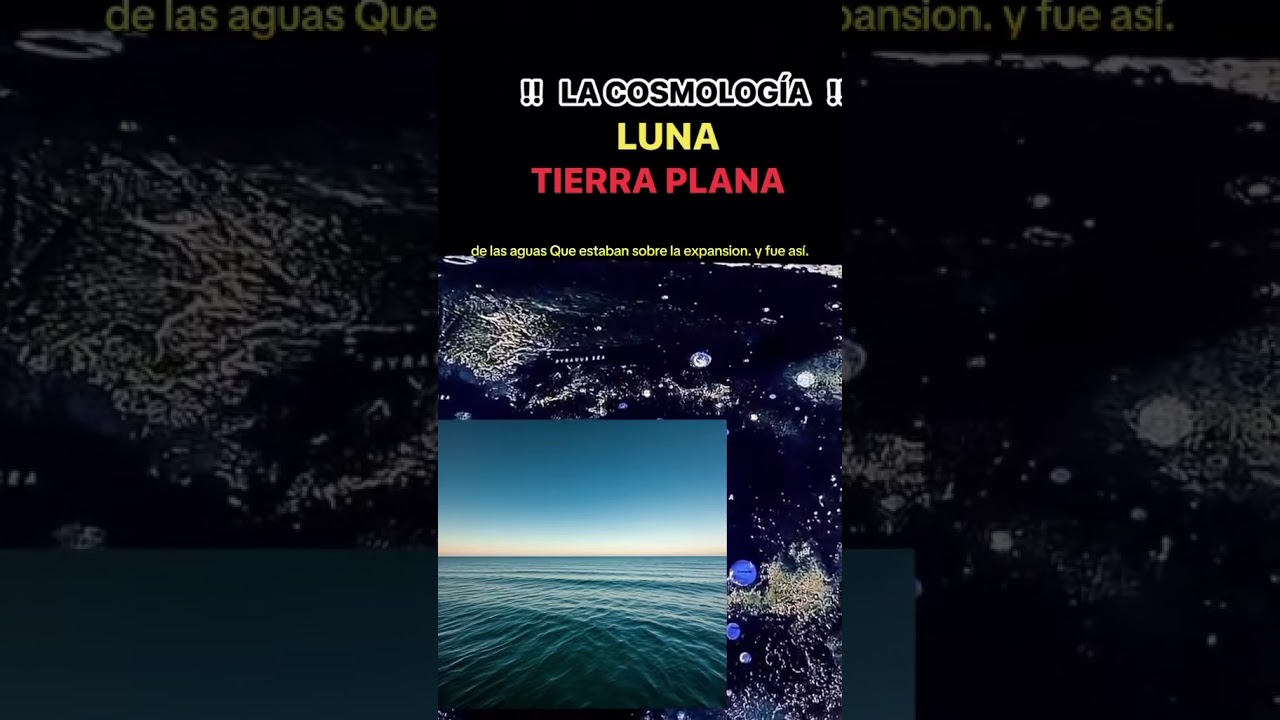 El mapa de la tierra en la luna. TIERRA PLANA.