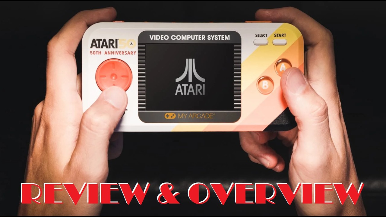 Обзор и описание моего аркадного автомата Atari 50 Pocket Player Pro.