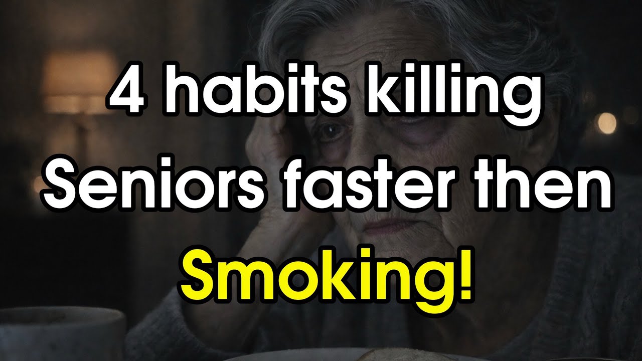 4 Habits Killing Seniors Faster Than Smoking (Most Ignore #1!)