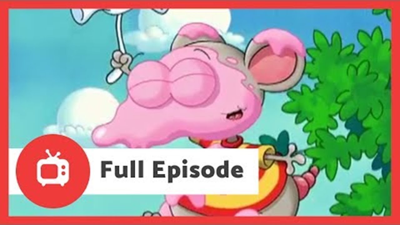 Toopy And Binoo Are Flying With A Giant Bubble Gum