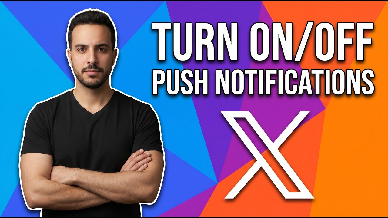How To Turn On/Off Push Notifications On X.Com/Twitter (Easy Guide)