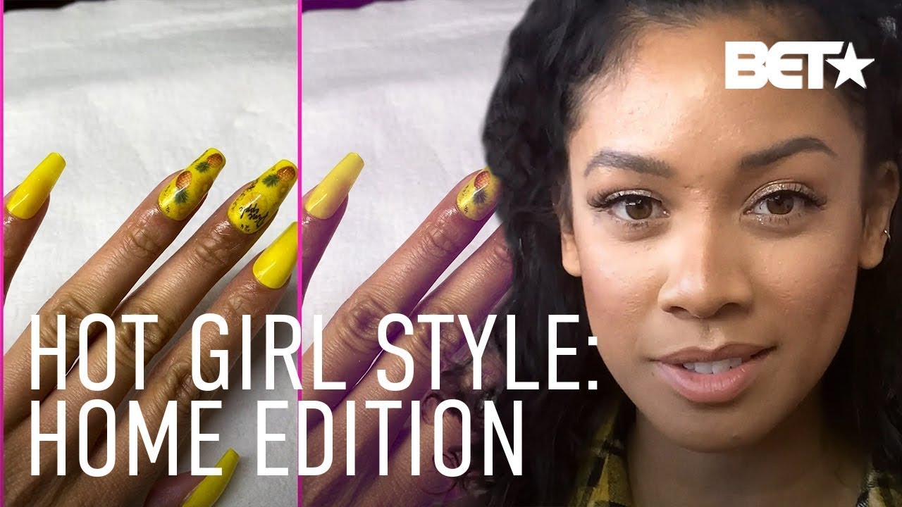 DIY: At Home Quarantine Manicure Routine With Kandi Yamz! | Hot Girl Style