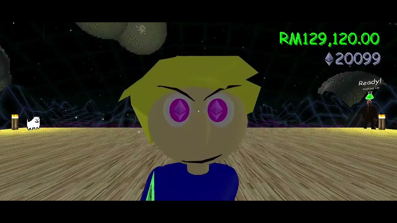 Now i'm playing Raldi's Crackhouse Android Crypto Luigi Bossfight.