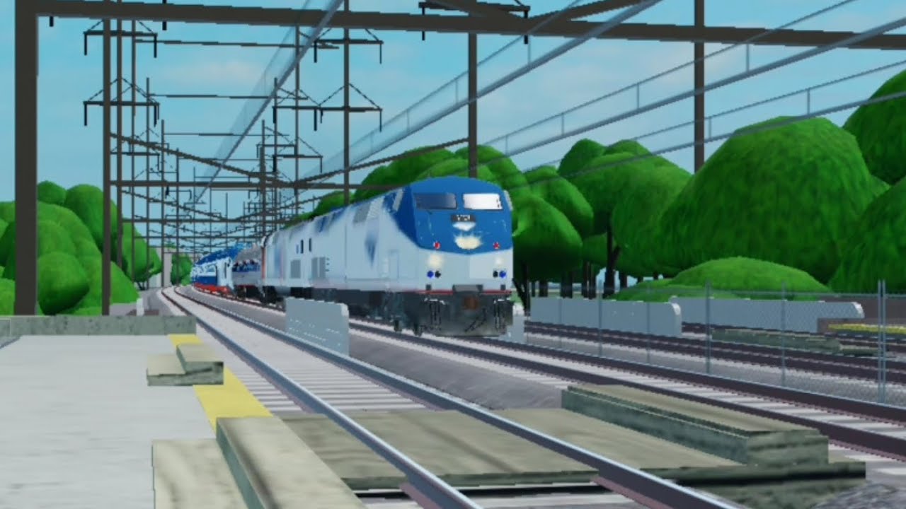 Railfanning in Northeast Corridor on Holmesburg Juction (Part 14) Roblox