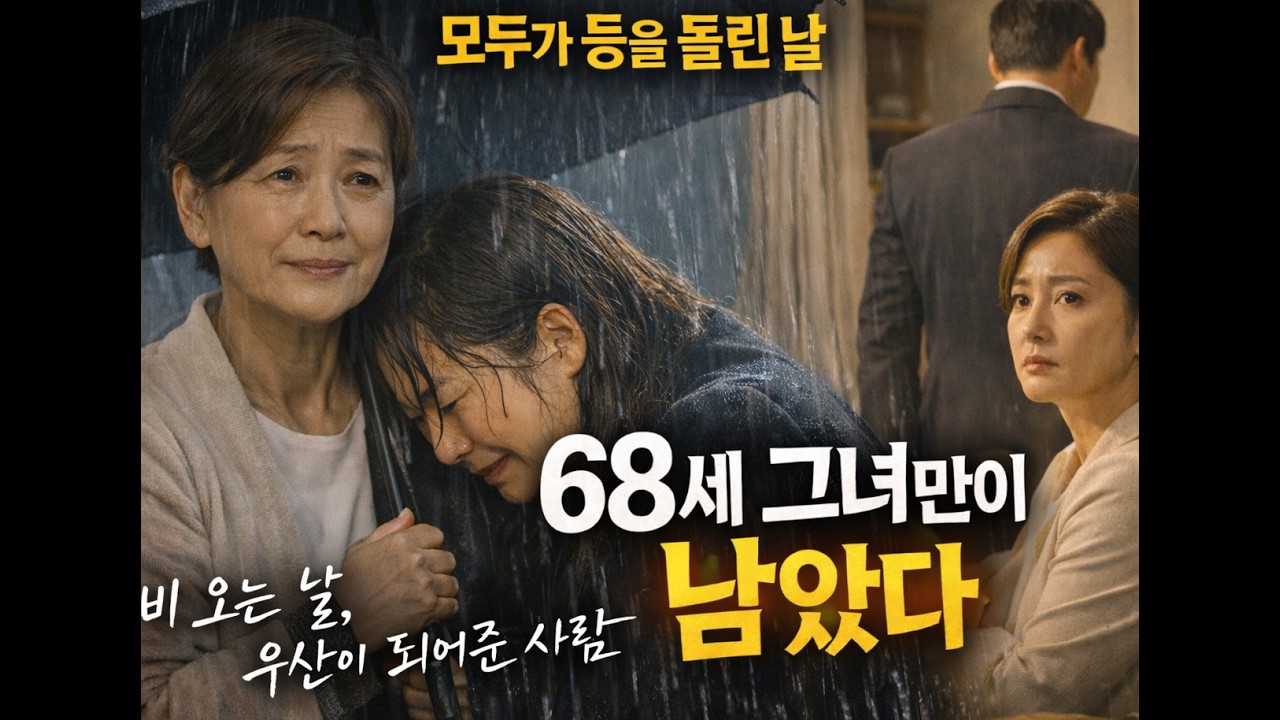 “재벌가에서 쫓겨난 며느리… 끝까지 남은 사람은 68세 가사도우미였다”