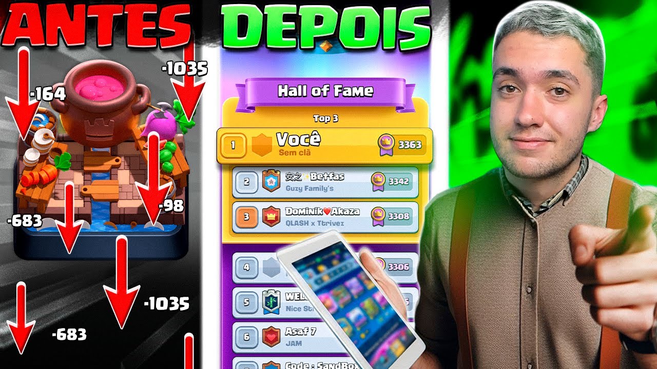APRENDA DE UMA VEZ POR TODAS COMO MELHORAR NO CLASH ROYALE!