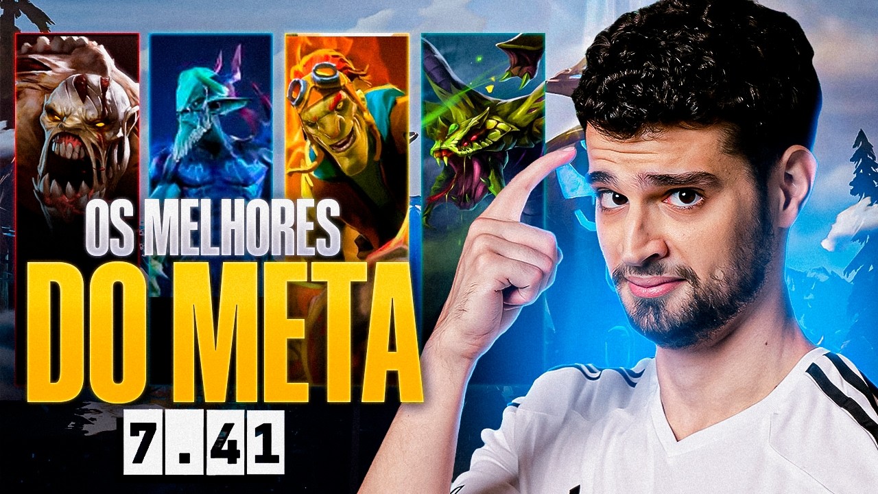 Os HER&Oacute;IS mais FORTES do META para SUBIR MMR! - Patch 7.41
