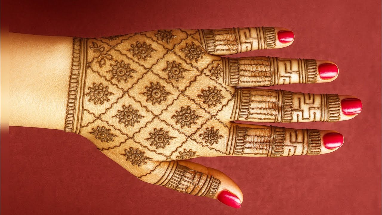 New Stylish Back Hand Mehndi Design | Easy Simple Mehndi Design | Mehndi Design | Mehndi 2025