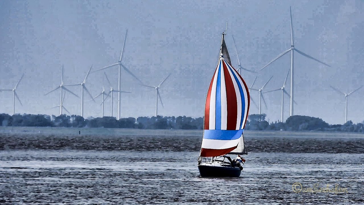 Ems Revier Dollart Freizeitsegler Bootje pleasure craft bei Emden