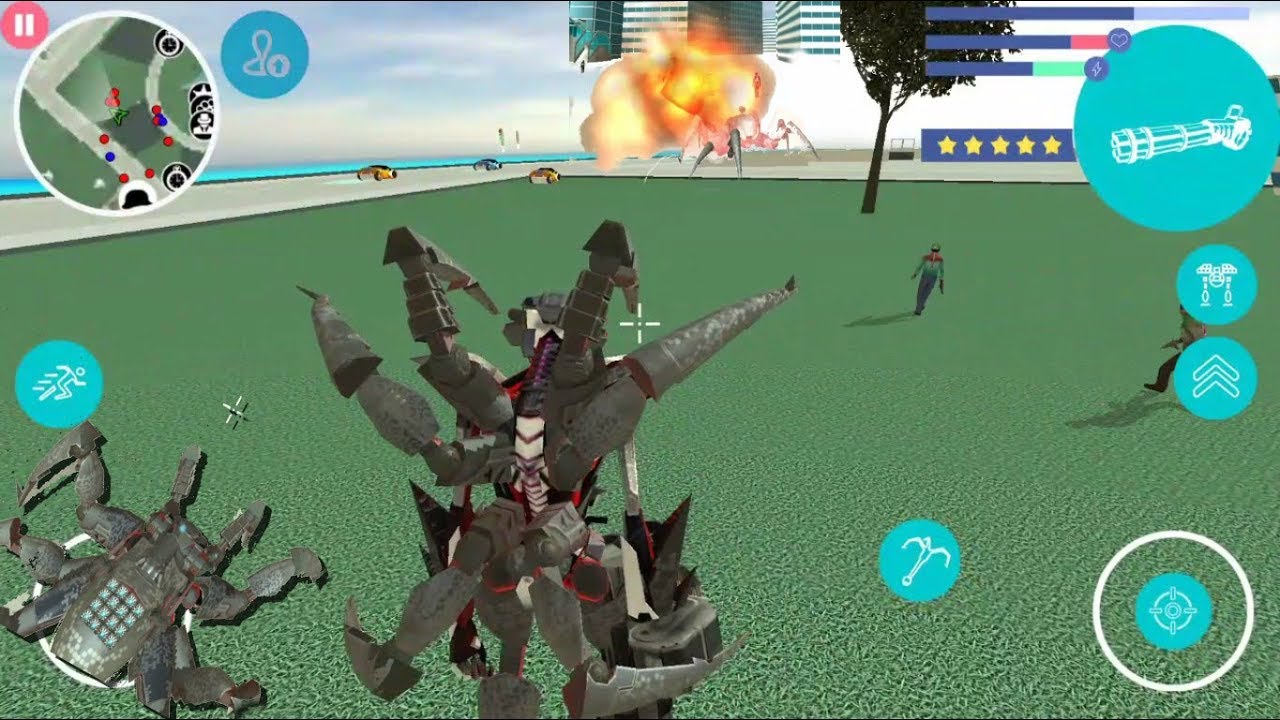 ► Spider Robot (Naxeex Corp) Robot transforming Spider | New Best Crime Simulator Android Gameplay