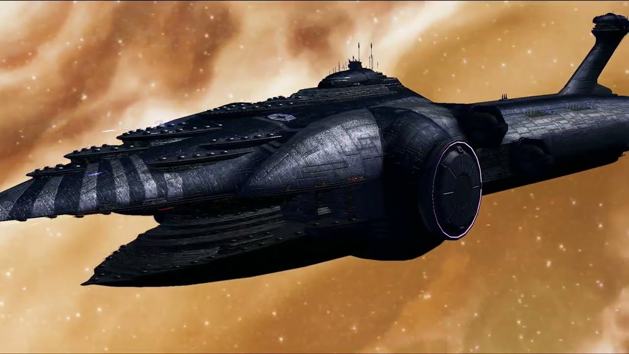 Mandator II-class Star Dreadnaught vs Subjugator-class Heavy Cruiser - NPC Space Battle