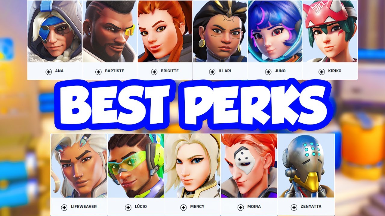 I tried the BEST PERKS on EVERY SUPPORT | Overwatch 2 Season 15