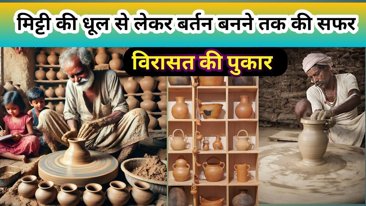 How to making mitti bartan||मिट्टी की धूल से लेकर बर्तन बनाने तक का सफर||