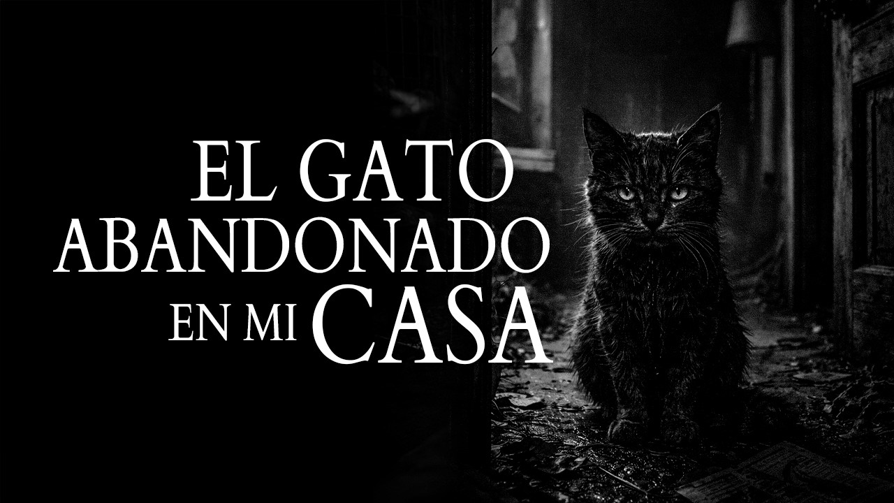 EL GATO ABANDONADO EN MI CASA