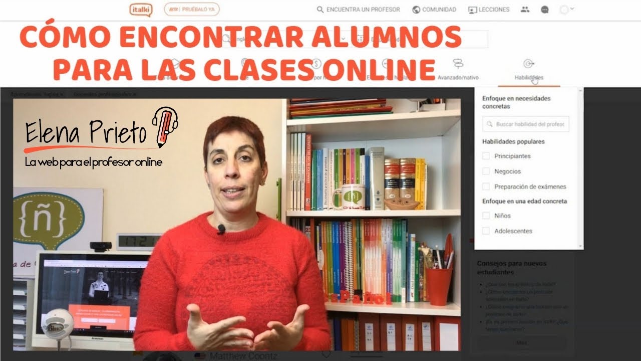 Ser profesor online: Cómo encontrar alumnos para las clases online
