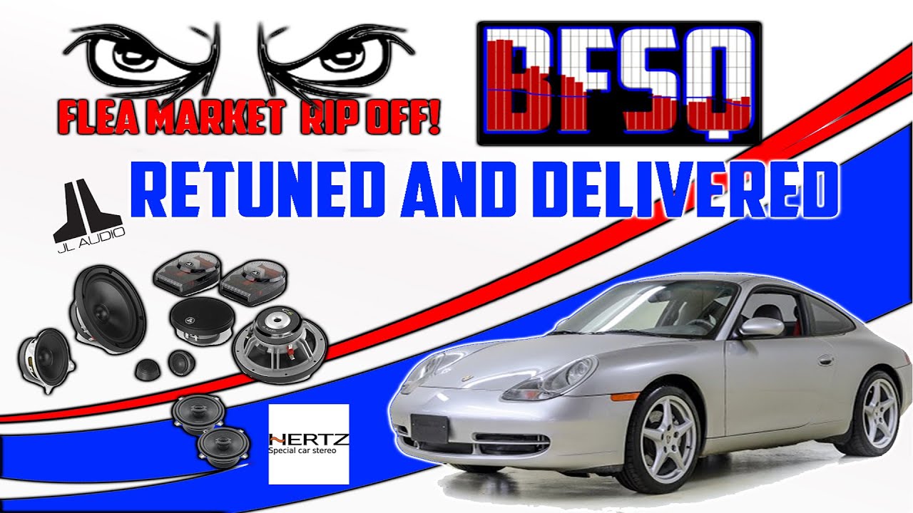 JL AUDIO CAR AUDIO TUNING DEMO. PORSCHE CARRERA 4. #bfsq