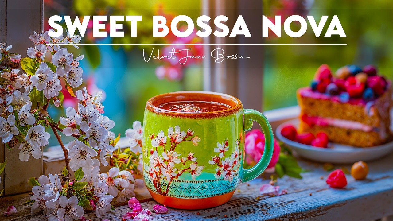 Happy Spring Jazz ☀️☕ Positive Coffee Morning & Sweet Bossa Nova Piano for Good Mood
