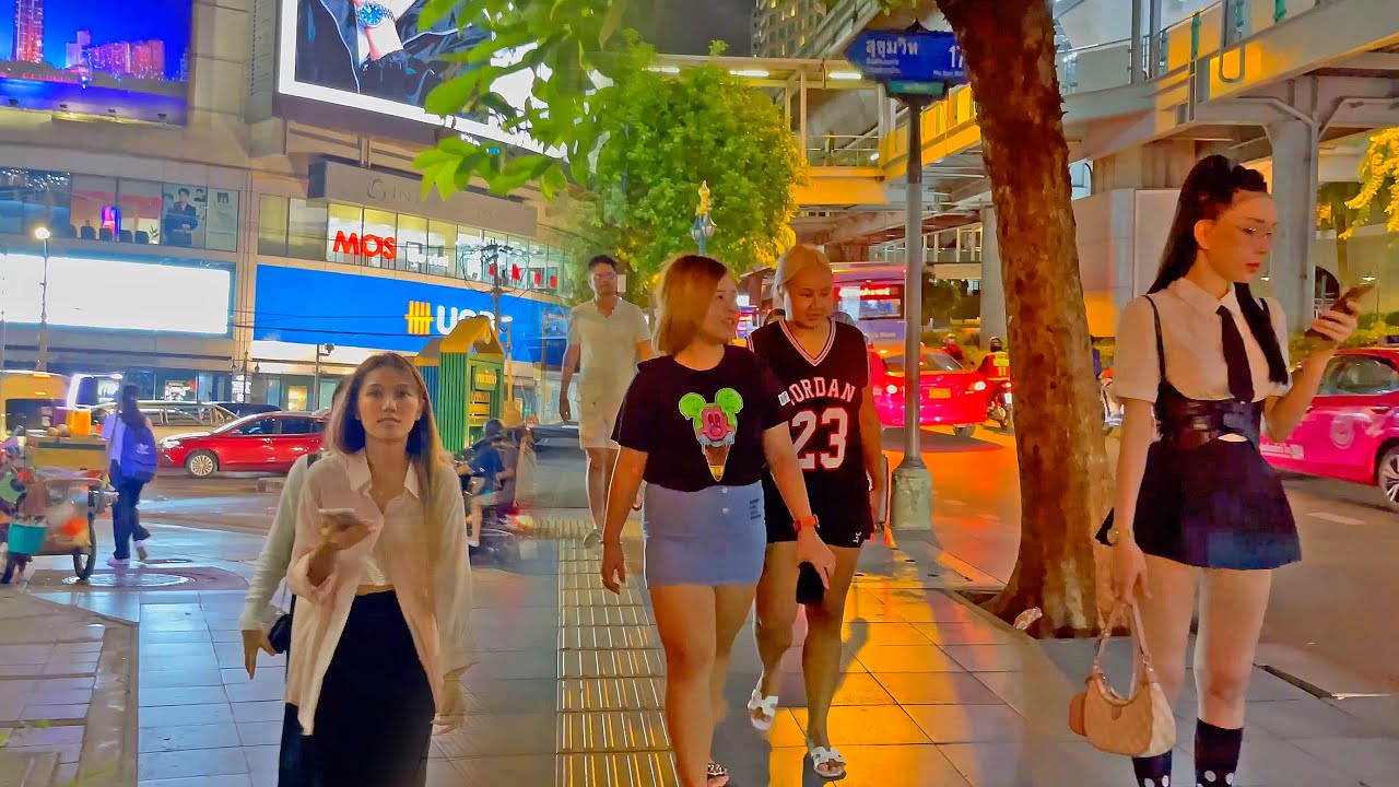 🇹🇭 4K HDR | Walking in Bangkok at Night - Sukhumvit at Night - Thailand 2024