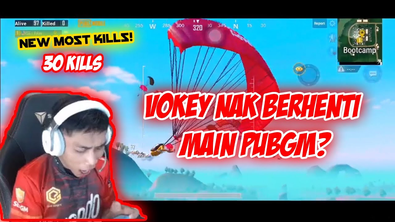 NEW MOST KILL!!!VOKEY NK BERHENTI MAIN PUBGM?