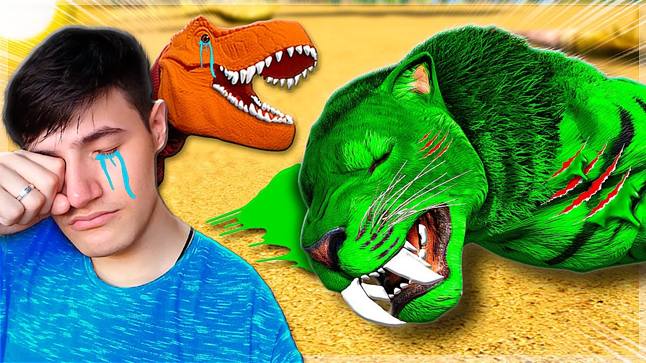 ELE FOI DERROTADO! TÓXICO TIGRE DENTE DE SABRE! RICHARD E REX ARK!