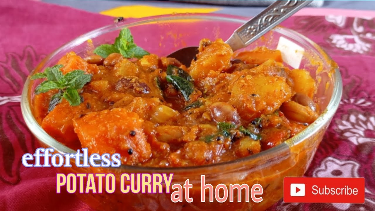 How to prepare potato curry at home easily #subscribe #curry 