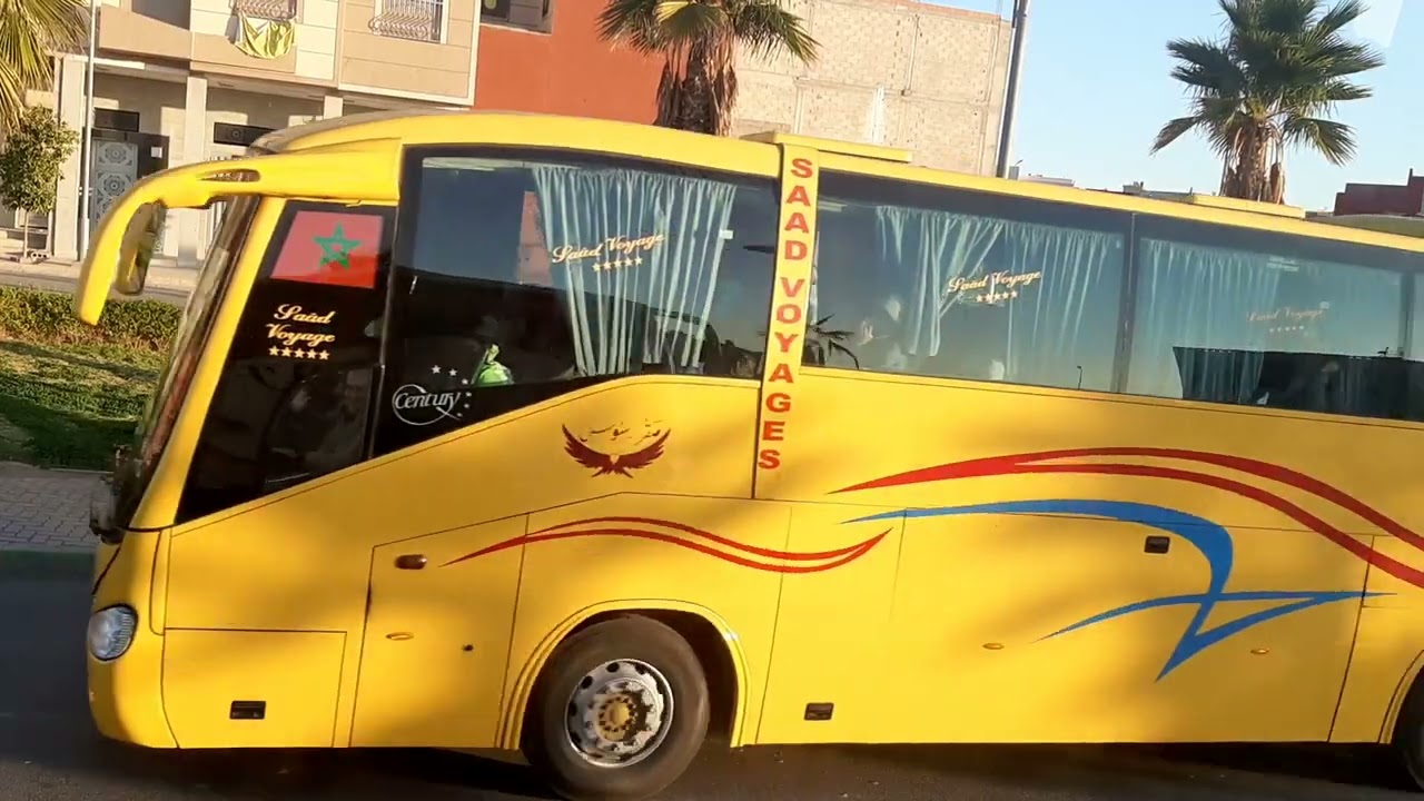 رحلة عبر الحافلة ...  جميلة جدا جدا ... من وادي زم الشهيدة الى ابي الجعد العالمة