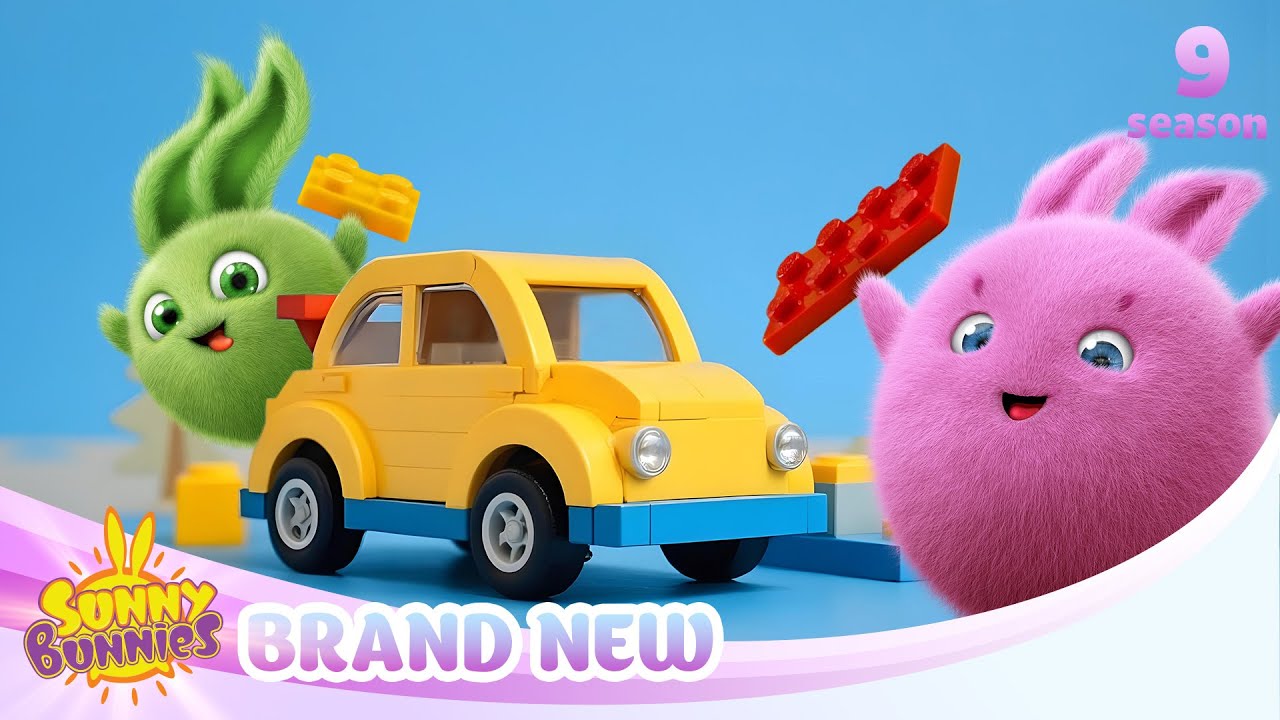 How to Build a Car - SUNNY BUNNIES | BRAND NEW EPISODE | Season 9 | Cartoons for Kids