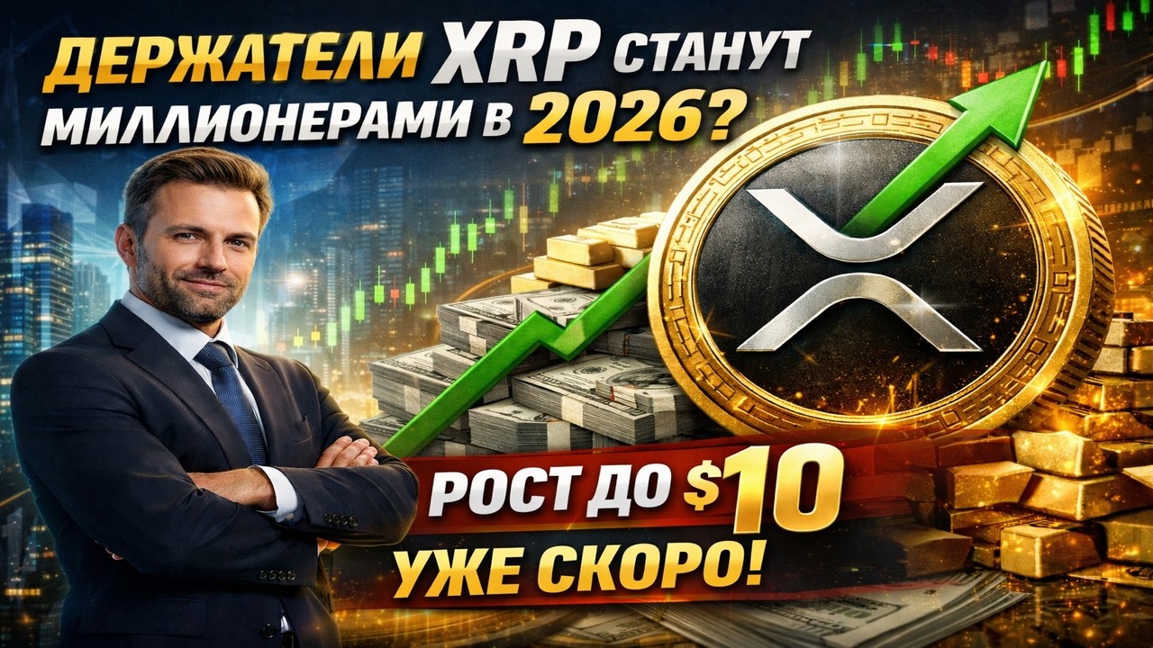 Держатели XRP станут миллионерами в 2026? - Рост XRP до 10$ в  ближайшие время!