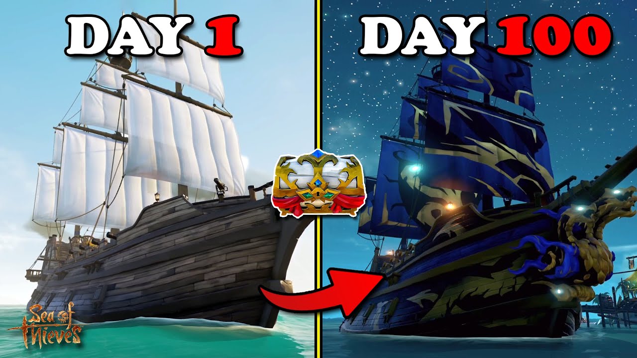 100 NGÀY mở khóa chiếc thuyền khó kiếm nhất Sea Of Thieves - Fate Of Fortune