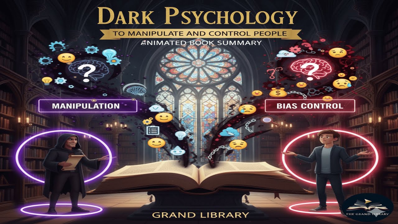 Dark Psychology to Manipulate and Control People - Animated Book Summary