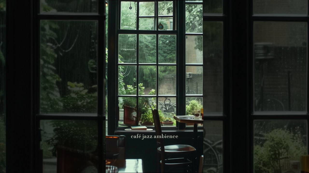 Rainy Cafe Jazz Ambience☔️☕️