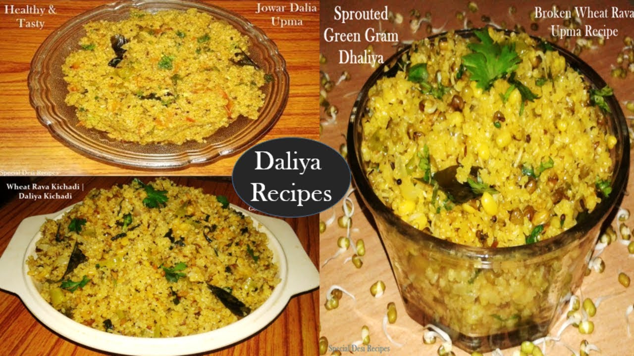 daliya recipes | jowar daliya upma | broken wheat recipes | dalia recipes | special desi recipes