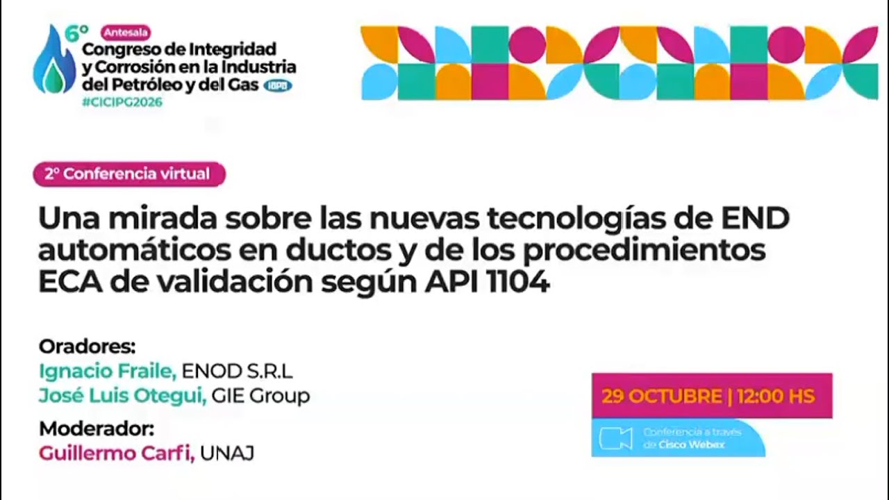 Una mirada sobre las nuevas tecnologías de END automáticos en ductos y de los procedimientos ECA...
