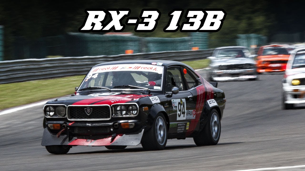 Mazda RX-3 13b racecar - Spa 2018