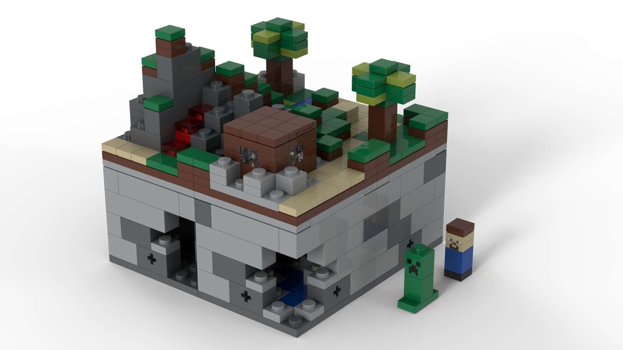 Lego 21102 Minecraft Micro World The Forest Speed Build LDD by PLegoBB