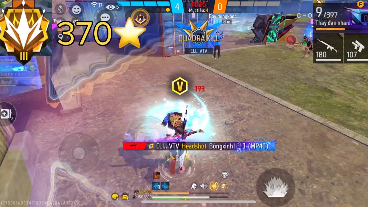 [HighLight] H&agrave;nh Tr&igrave;nh Leo Rank Th&aacute;ch Đấu 370⭐️☠️ | LQT FF🇻🇳