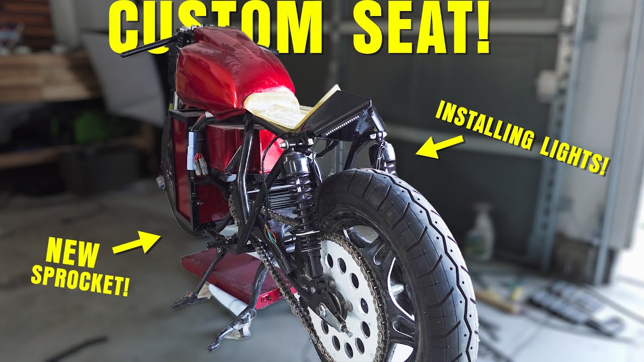 ELECTRIC CAFE RACER for $4,000 | Making a Fiberglass Seat (Because We Have To!)