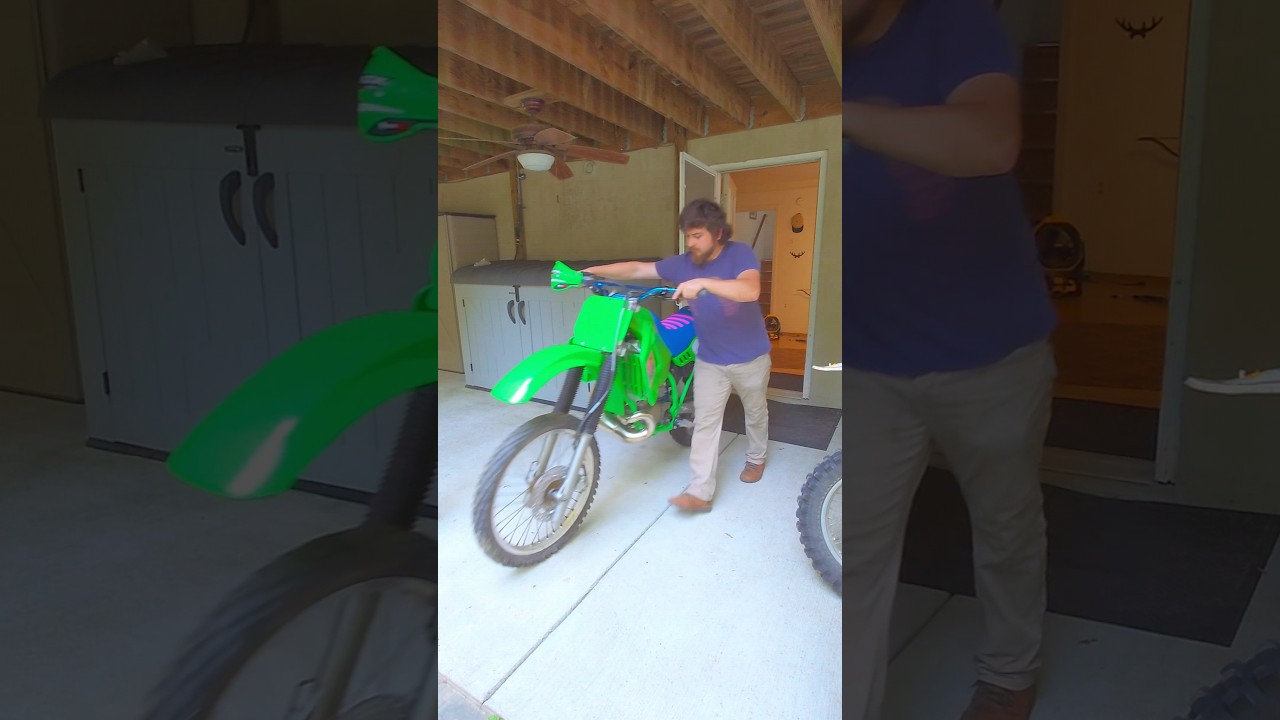 kdx200 restoration part 6. It runs.