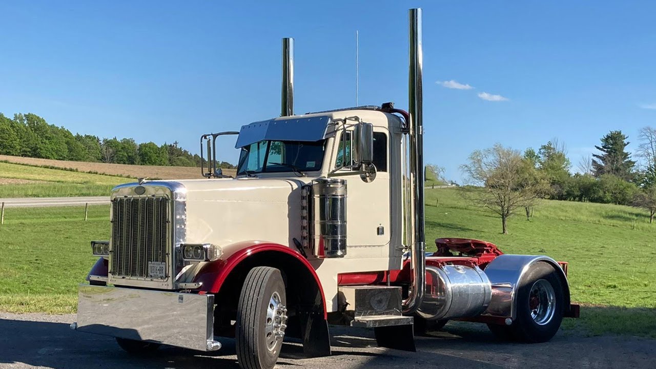 Peterbilt Jake Brake 1994 года с прямыми трубами звучит хорошо!!!!!!