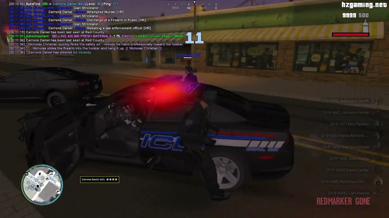 [HZRP] Police Caught On Camera #1 [LSPD]