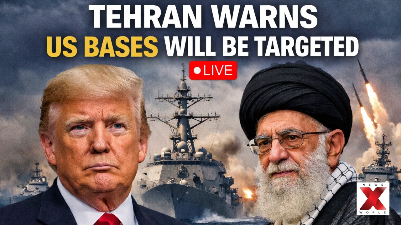 Iran Warns US LIVE: Iran warns US Military Bases Could Be Targets in Retaliation | NewsX World