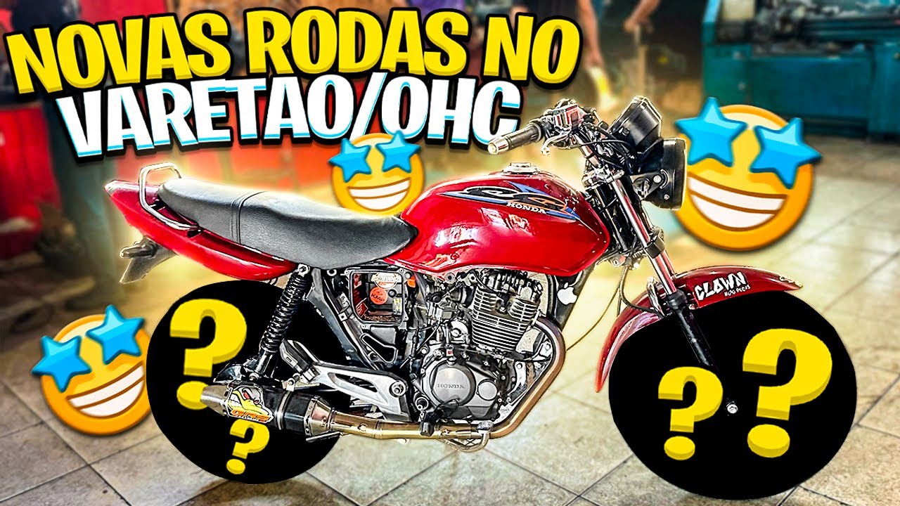 RODAS NOVAS NA TITAN 2000 VARETA OHC 240cc 😍