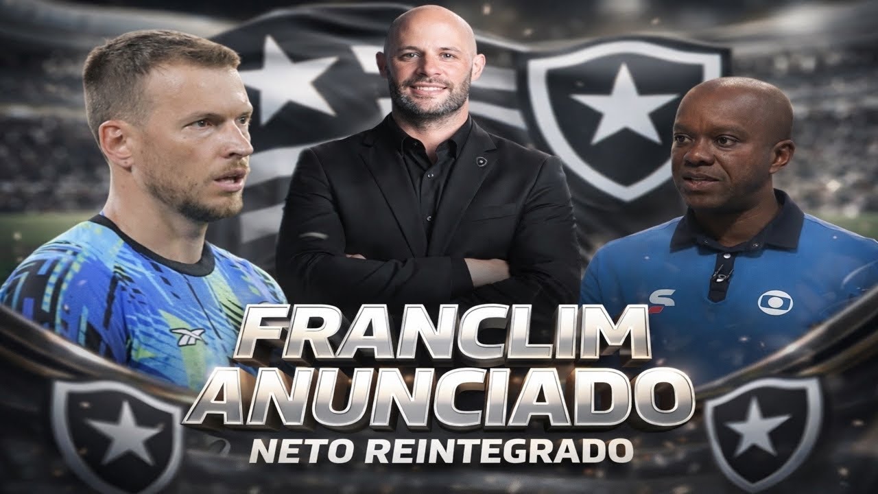 🚨FRANCLIM CARVALHO ANUNCIADO COMO T&Eacute;CNICO AT&Eacute; 2027 | NETO DEVE SER REINTEGRADO POR ELE | PC OLIVEIRA