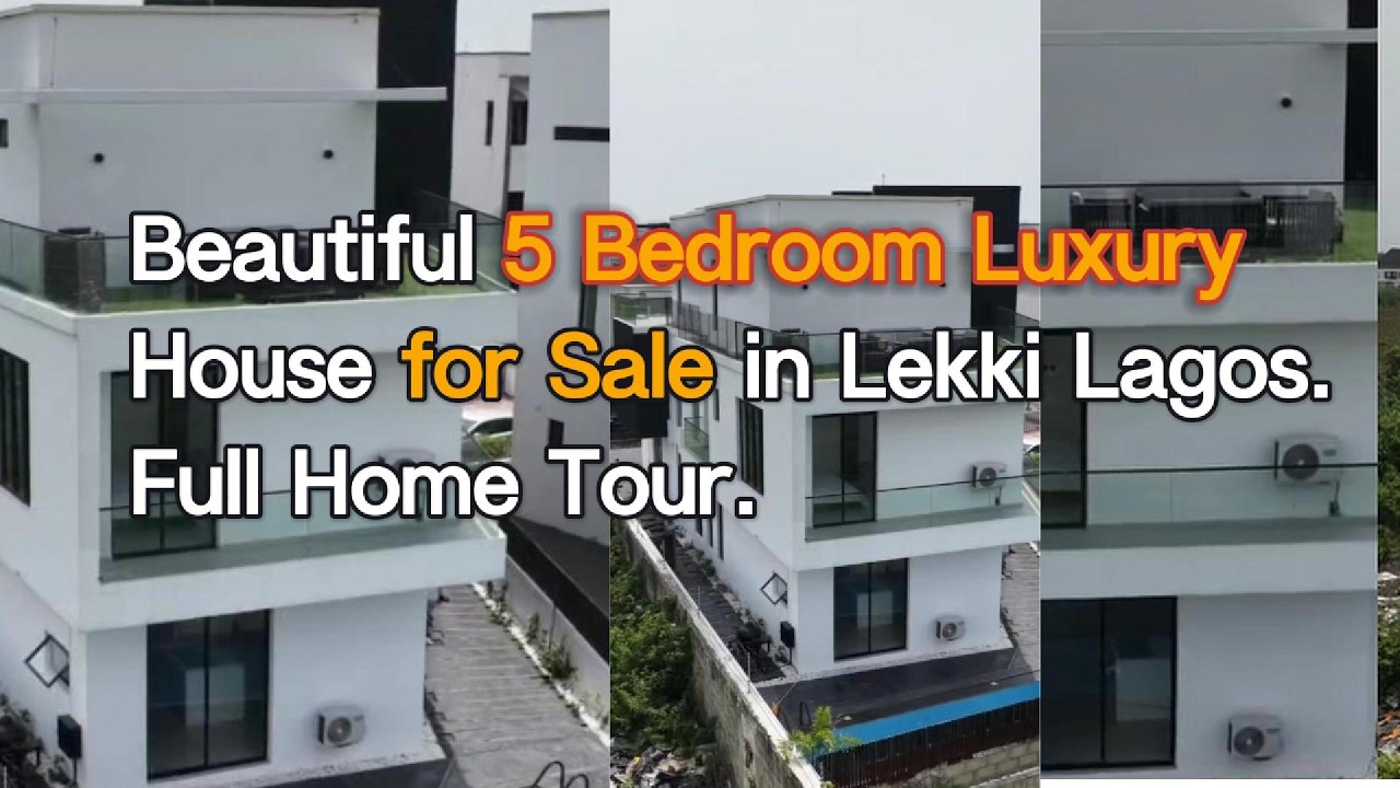 Beautiful 5 Bedroom Luxury House for Sale in Lekki Lagos | Full Home Tour